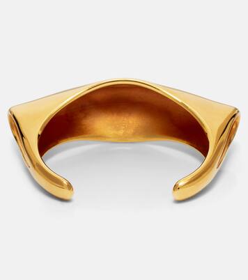 Lotus 18kt gold-plated cuff bracelet | Khaite