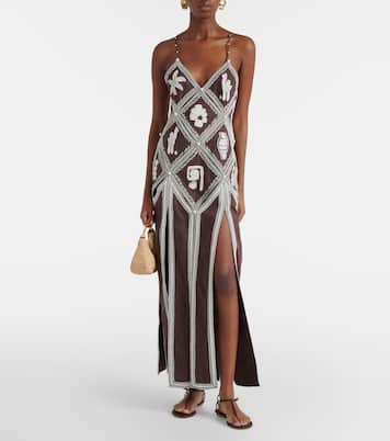 x Laurence Leenaert Leandra ramie maxi dress | Alémais