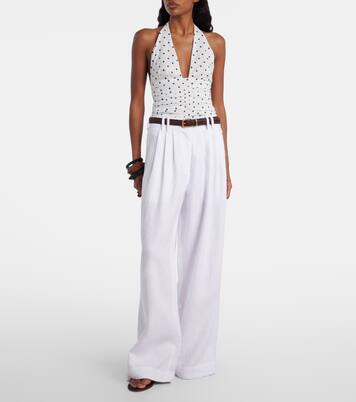 Parker linen wide-leg trousers | Posse