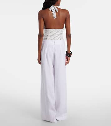 Parker linen wide-leg trousers | Posse