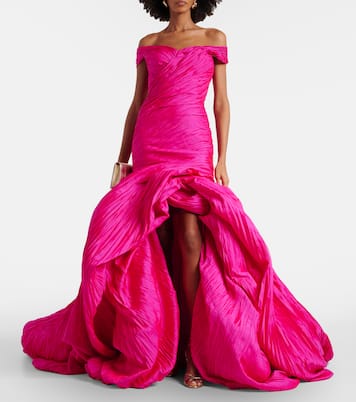 Off-shoulder bustier gown | Marmar Halim