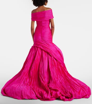 Off-shoulder bustier gown | Marmar Halim