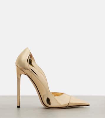 Brigitte 120 mirrored leather pumps | Jimmy Choo