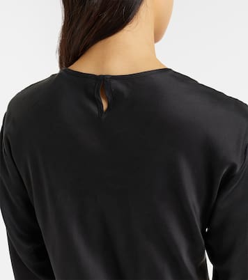 Salina silk charmeuse maxi dress | Asceno