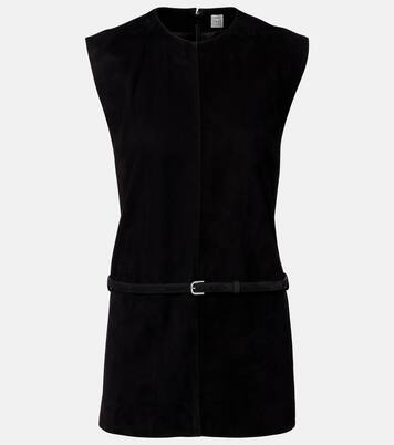 Belted suede minidress | Toteme
