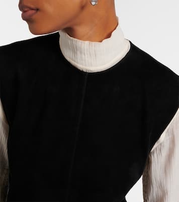 Belted suede minidress | Toteme