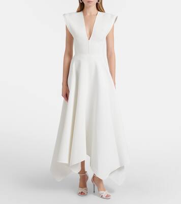 Voile 85 satin slingback sandals | Aquazzura