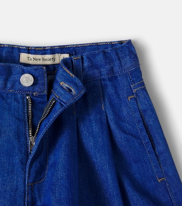 Short plissé Tulip en denim | The New Society