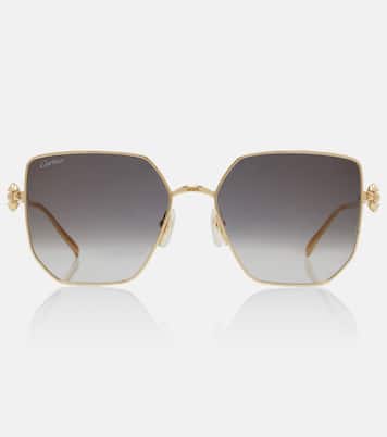Eckige Sonnenbrille Clash de Cartier | Cartier Eyewear Collection