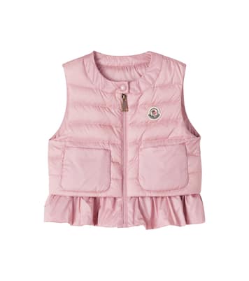 Latife ruffled down vest | Moncler Enfant