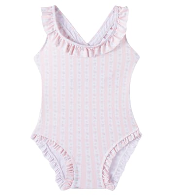 Opal floral ruffled swimsuit | La Coqueta