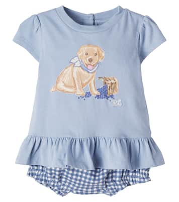 Baby printed T-shirt and bloomers set | Polo Ralph Lauren Kids