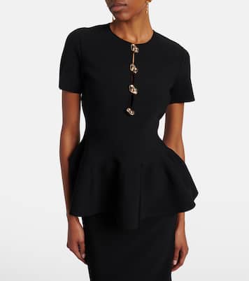 Top adornado con peplum | Roland Mouret