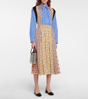 Bedrucktes Hemdblusenkleid | Prada