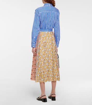 Bedrucktes Hemdblusenkleid | Prada