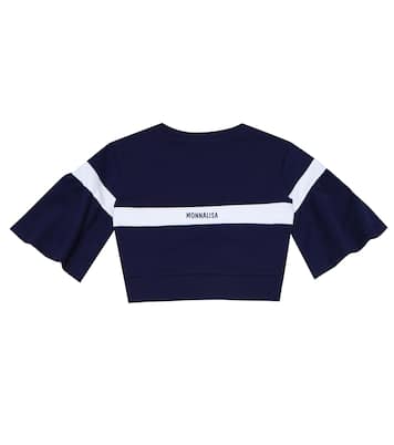 Sudadera de punto fino de algodón | Monnalisa