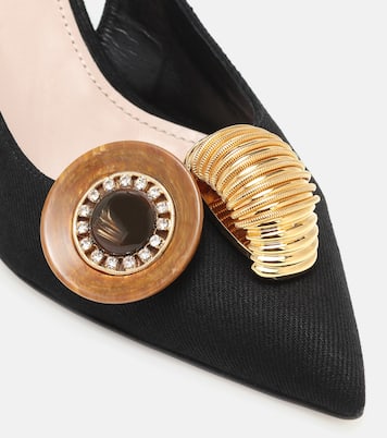 Verzierte Slingback-Pumps | Miu Miu