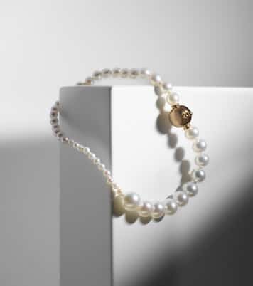 Pulsera Petite Peggy de oro de 14 ct y perlas | Sophie Bille Brahe