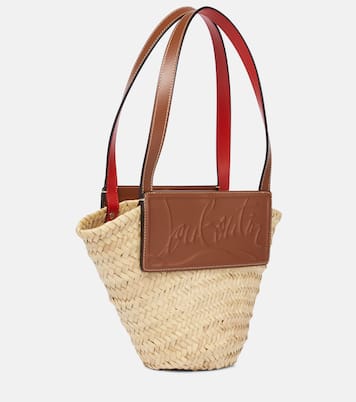 Loubishore Small raffia tote | Christian Louboutin