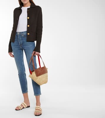 Loubishore Small raffia tote | Christian Louboutin