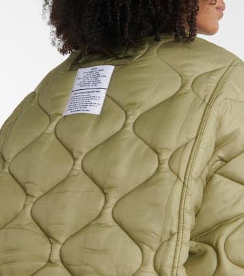 Teddy oversized quilted jacket | The Frankie Shop