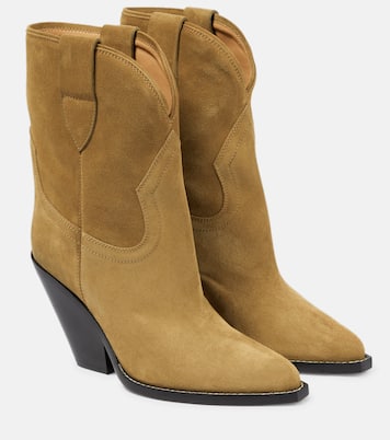 Leyane suede mid-calf cowboy boots | Isabel Marant