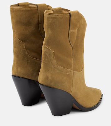 Leyane suede mid-calf cowboy boots | Isabel Marant
