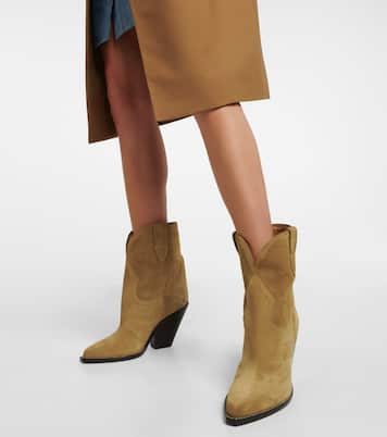 Leyane suede mid-calf cowboy boots | Isabel Marant