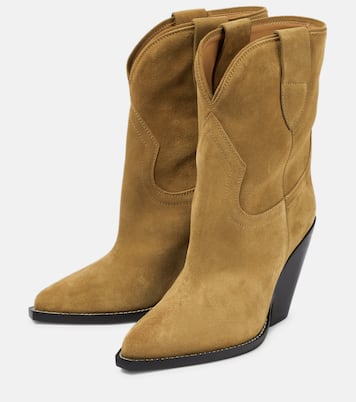 Leyane suede mid-calf cowboy boots | Isabel Marant