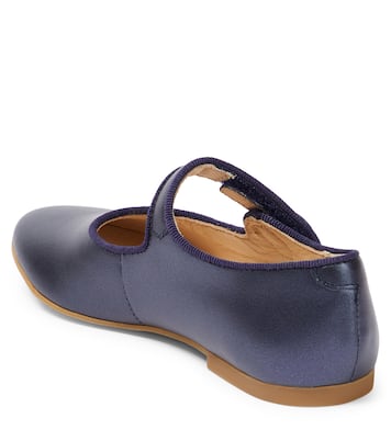 Ballerinas Daisy Baby aus Metallic-Leder | Pom d'Api
