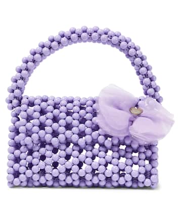 Borsa con perle bijoux | Monnalisa