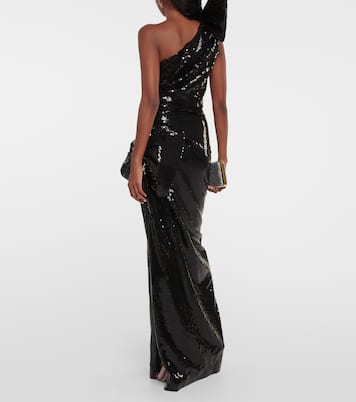 Sequined one-shoulder gown | Nina Ricci