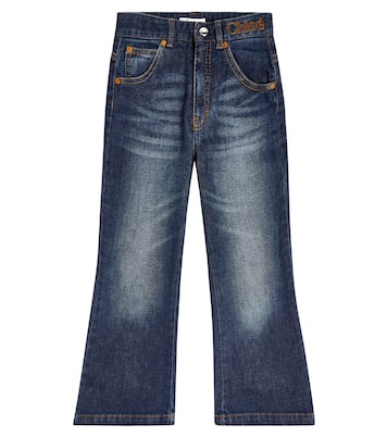 Jeans regular con ricamo | Chloé Kids