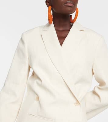 Blazer La Veste Tibau en lin mélangé | Jacquemus