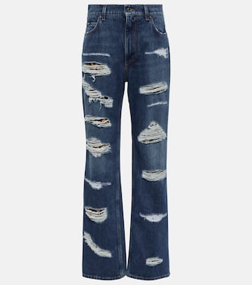 Jeans distressed a vita alta | Dolce&Gabbana