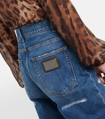 Jeans distressed a vita alta | Dolce&Gabbana