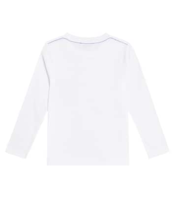 Top in jersey di cotone con logo | Marc Jacobs Kids