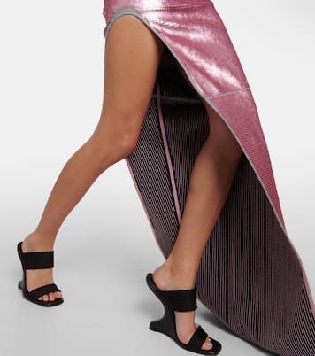 One-shoulder sequined gown | Rick Owens