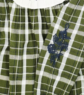 Checked cotton-blend top | Tartine et Chocolat