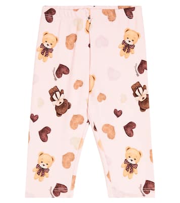 Bebé - leggings en mezcla de algodón | Monnalisa
