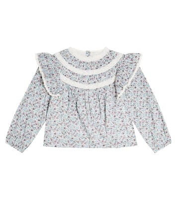 Top Janipa en coton et dentelle à fleurs | Louise Misha