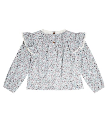 Top Janipa en coton et dentelle à fleurs | Louise Misha