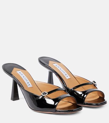 Mules Soul Sister 75 en cuir verni | Aquazzura