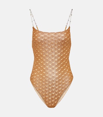 Embellished lamé swimsuit | Missoni Mare