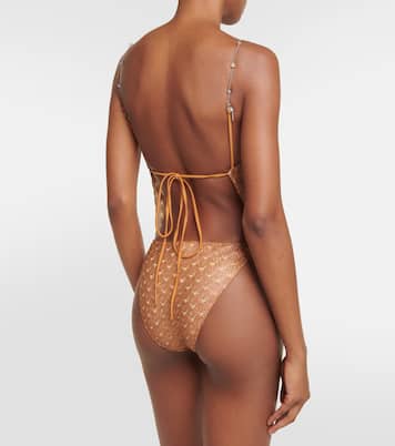 Embellished lamé swimsuit | Missoni Mare