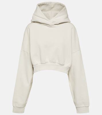 Sudadera con capucha de algodón cropped | Entire Studios