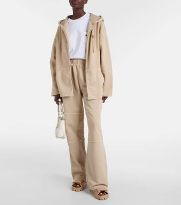 Sandalen Fussbett aus Leder | Prada