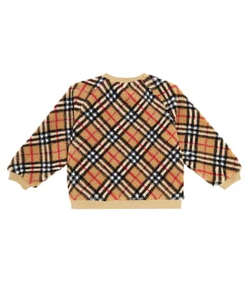 Burberry Check fleece sweatshirt | Burberry Kids