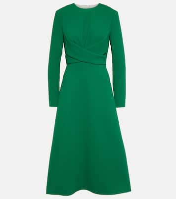 Robe midi Elta en crêpe | Emilia Wickstead