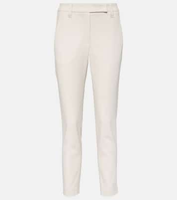 Pantalones chinos de mezcla de algodón | Brunello Cucinelli